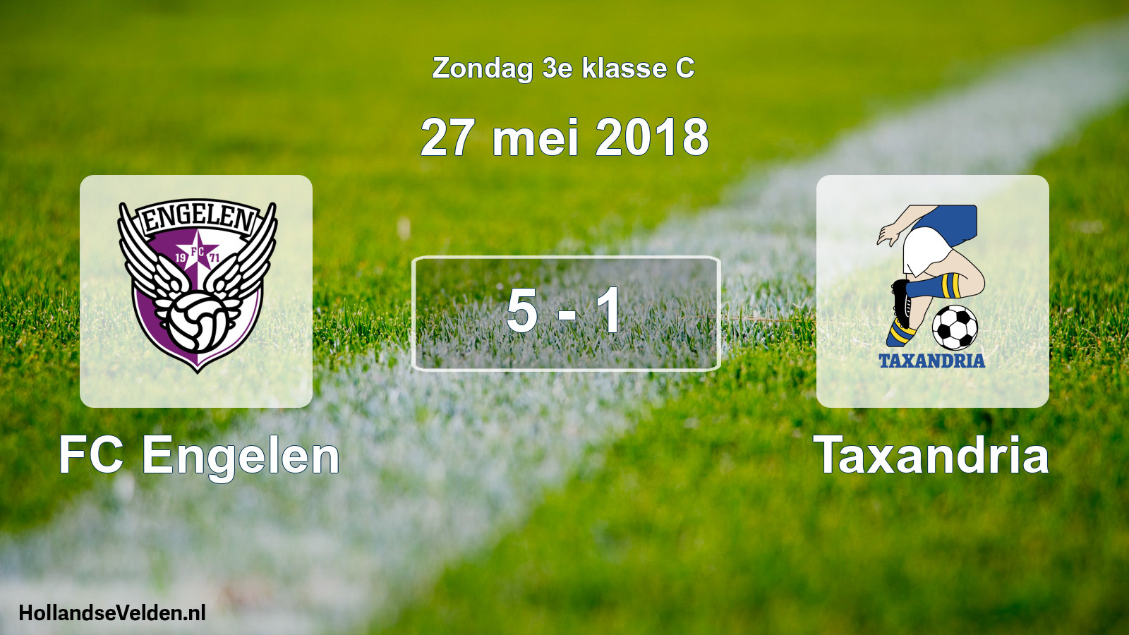 Total number of matches played: FC Engelen - Taxandria 5 - 1 (27 May 2018)
