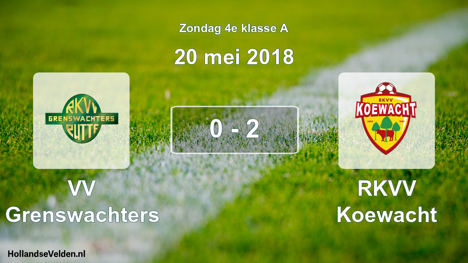 Total number of matches played: VV Grenswachters - RKVV Koewacht 0 - 2 (20 May 2018)