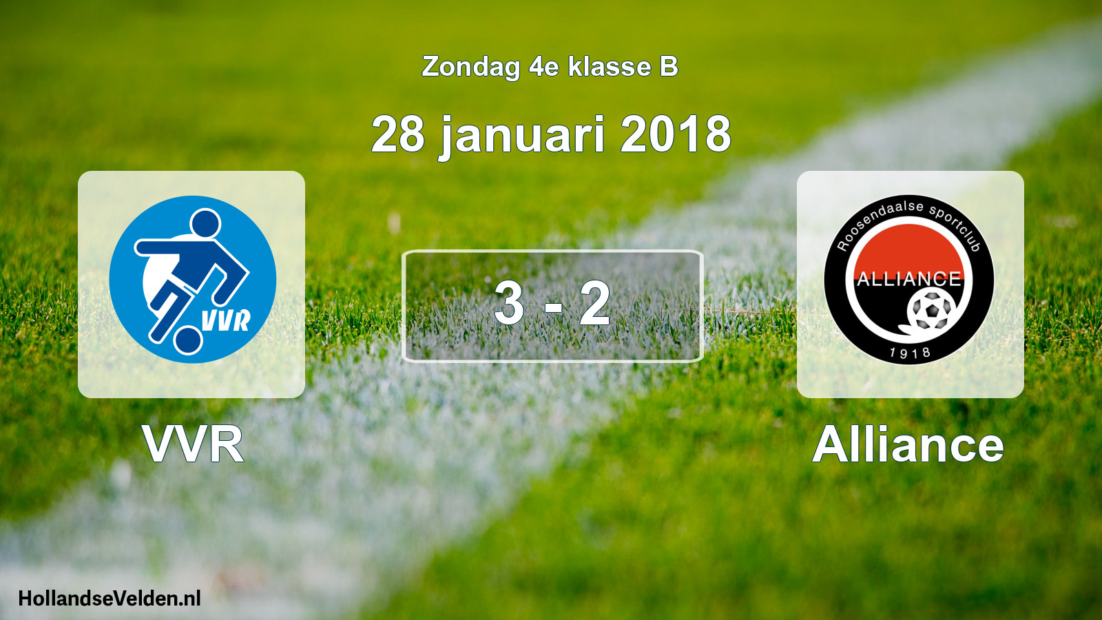 Total number of matches played: VVR - Alliance 3 - 2 (28 January 2018)