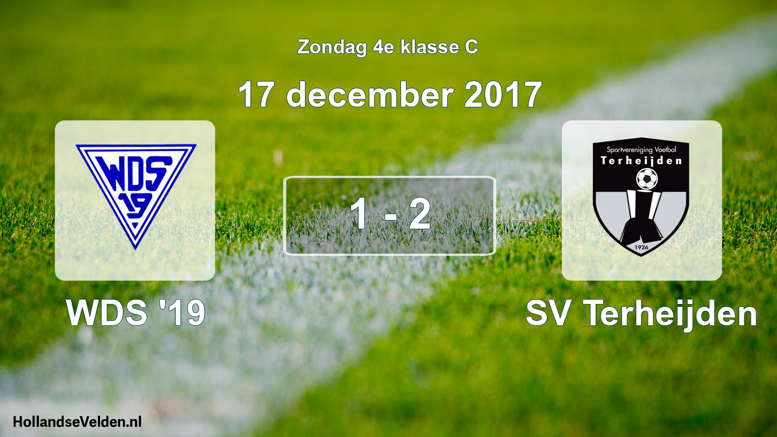 Total number of matches played: WDS '19 - SV Terheijden 1 - 2 (17 December 2017)