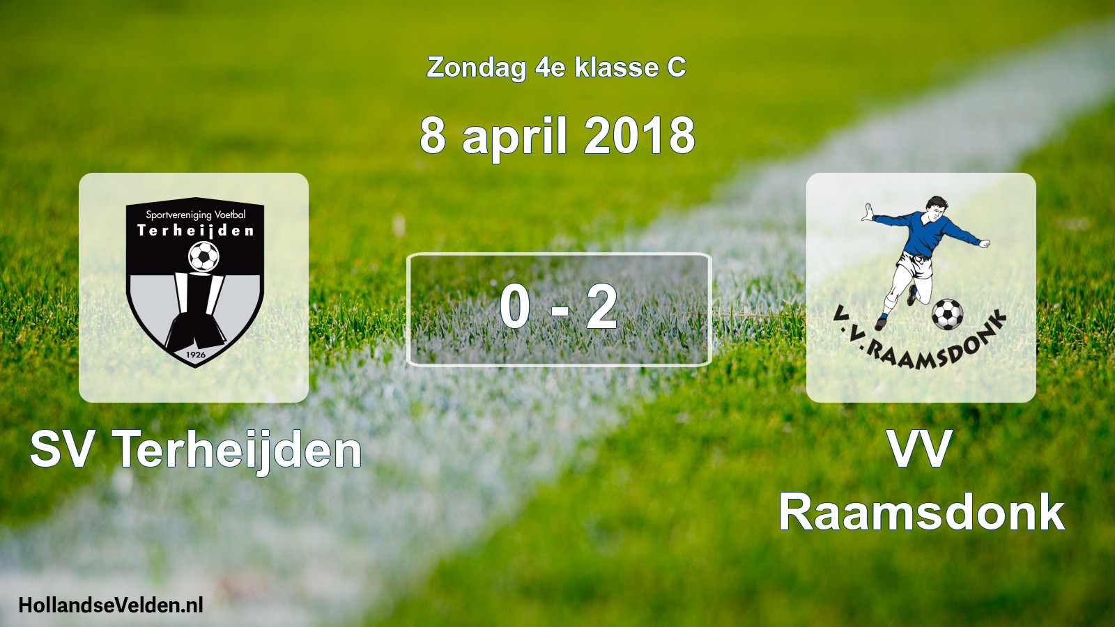 Total number of matches played: SV Terheijden - VV Raamsdonk 0 - 2 (8 April 2018)