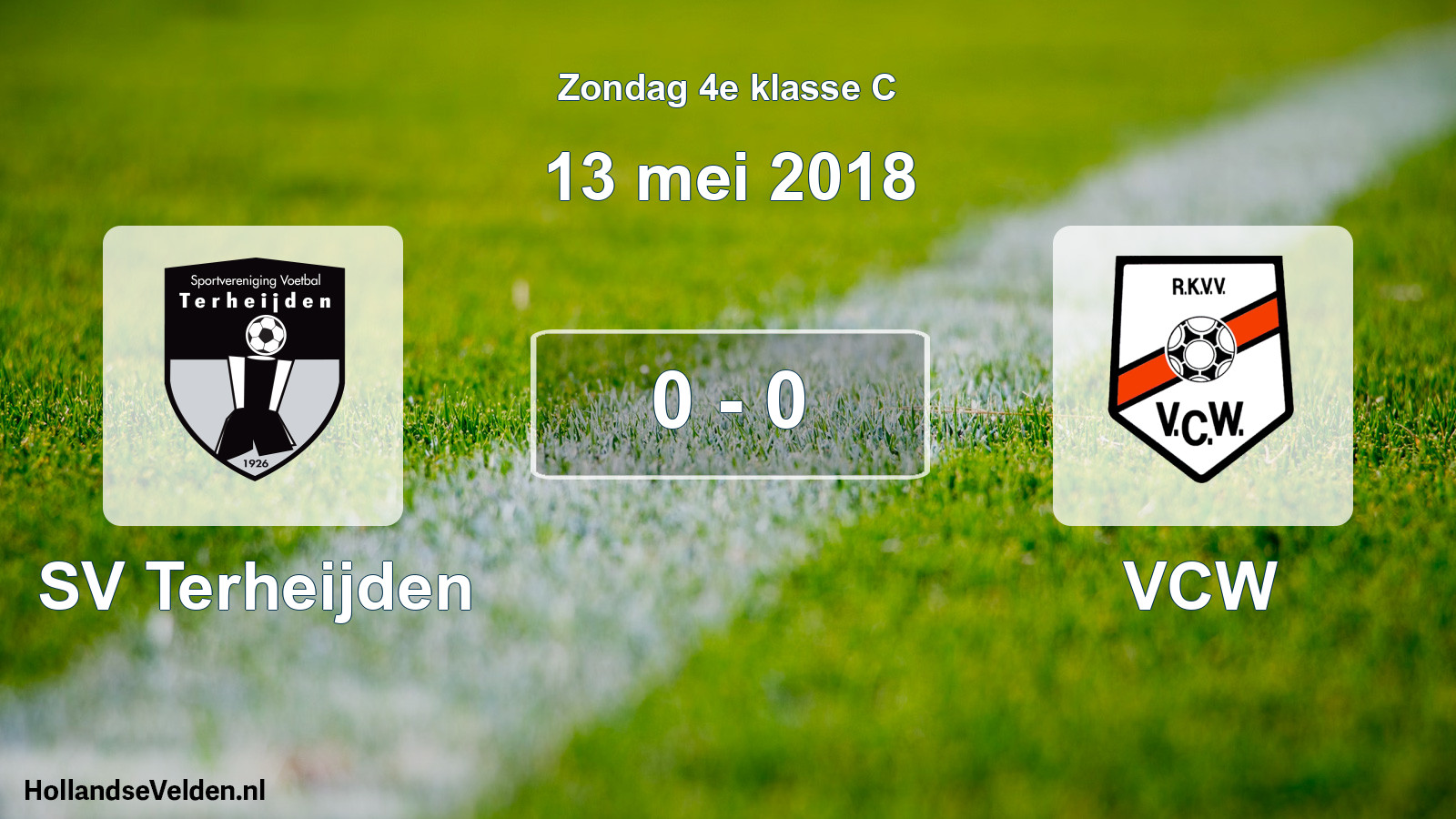 Total number of matches played: SV Terheijden - VCW 0 - 0 (13 May 2018)