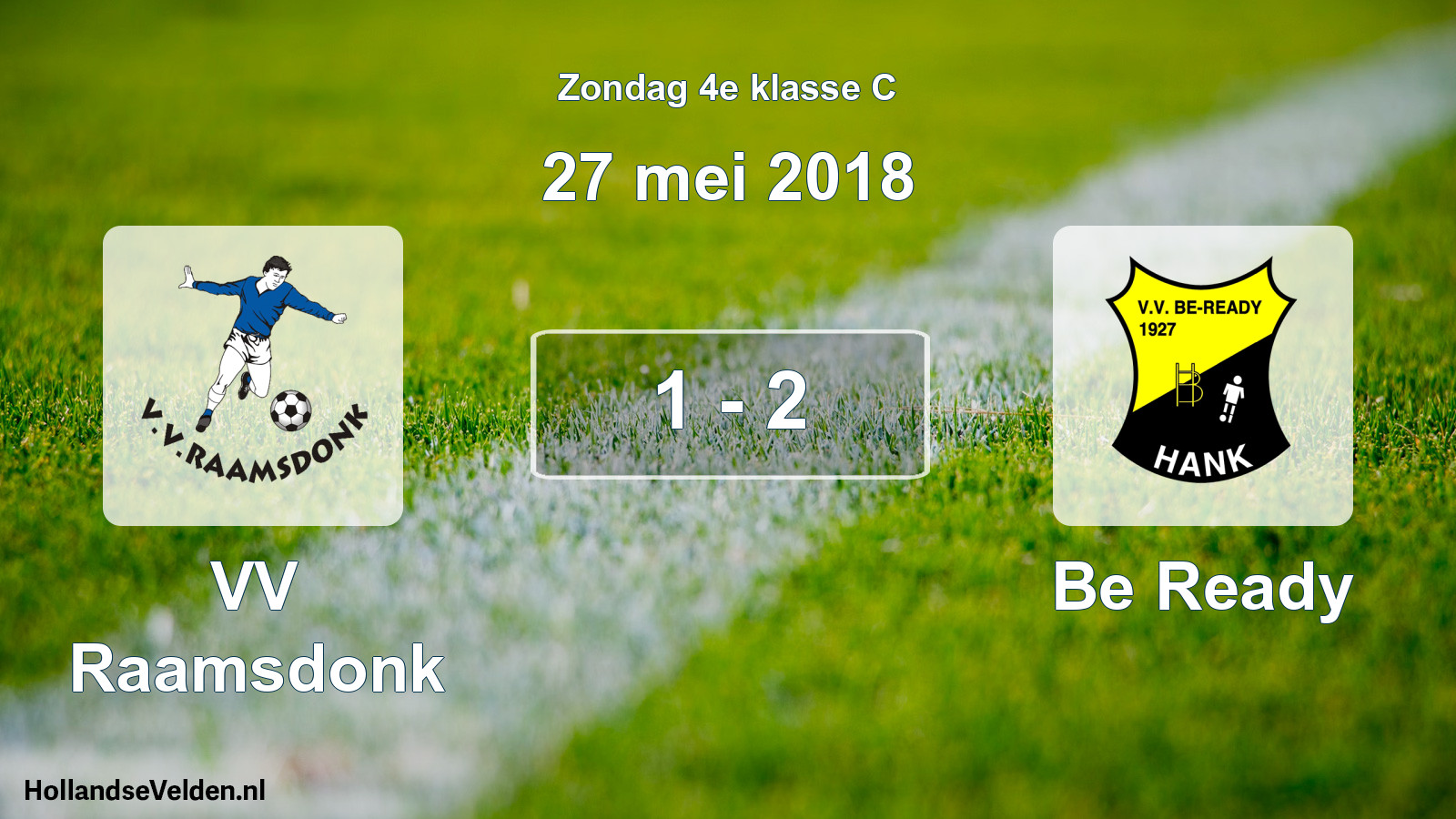 Total number of matches played: VV Raamsdonk - Be Ready 1 - 2 (27 May 2018)