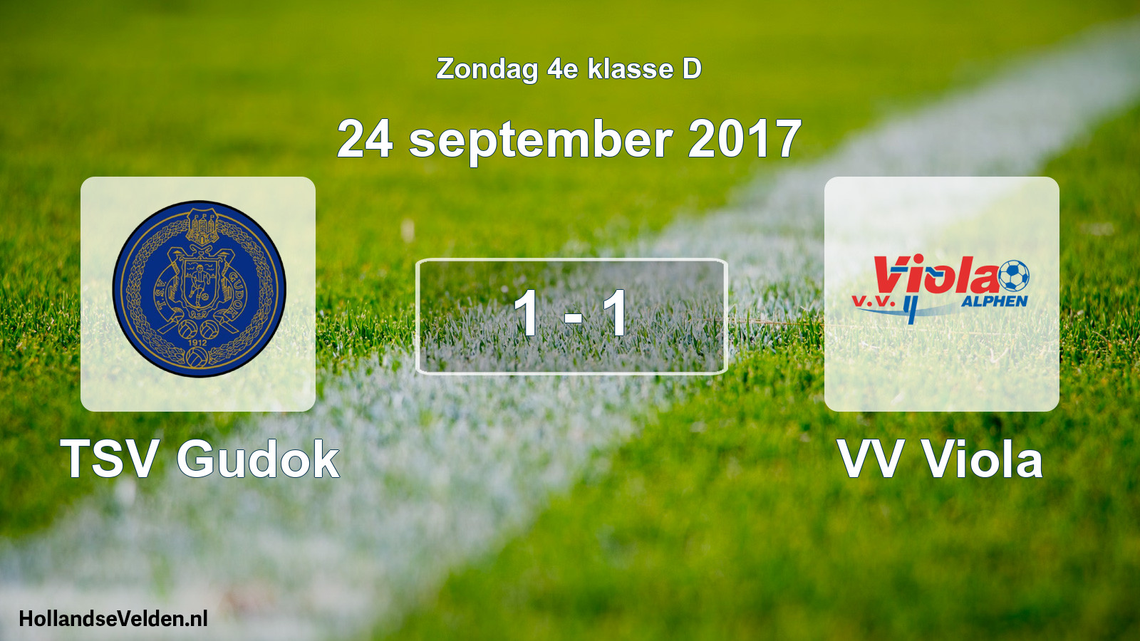 Total number of matches played: TSV Gudok - VV Viola 1 - 1 (24 September 2017)