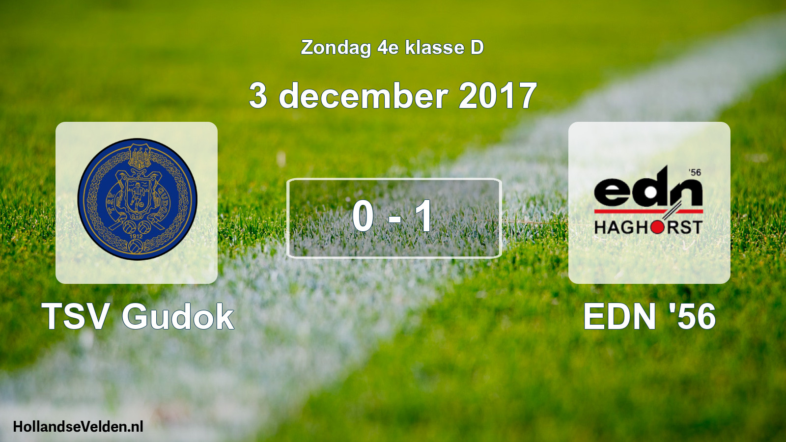 Total number of matches played: TSV Gudok - EDN '56 0 - 1 (3 December 2017)