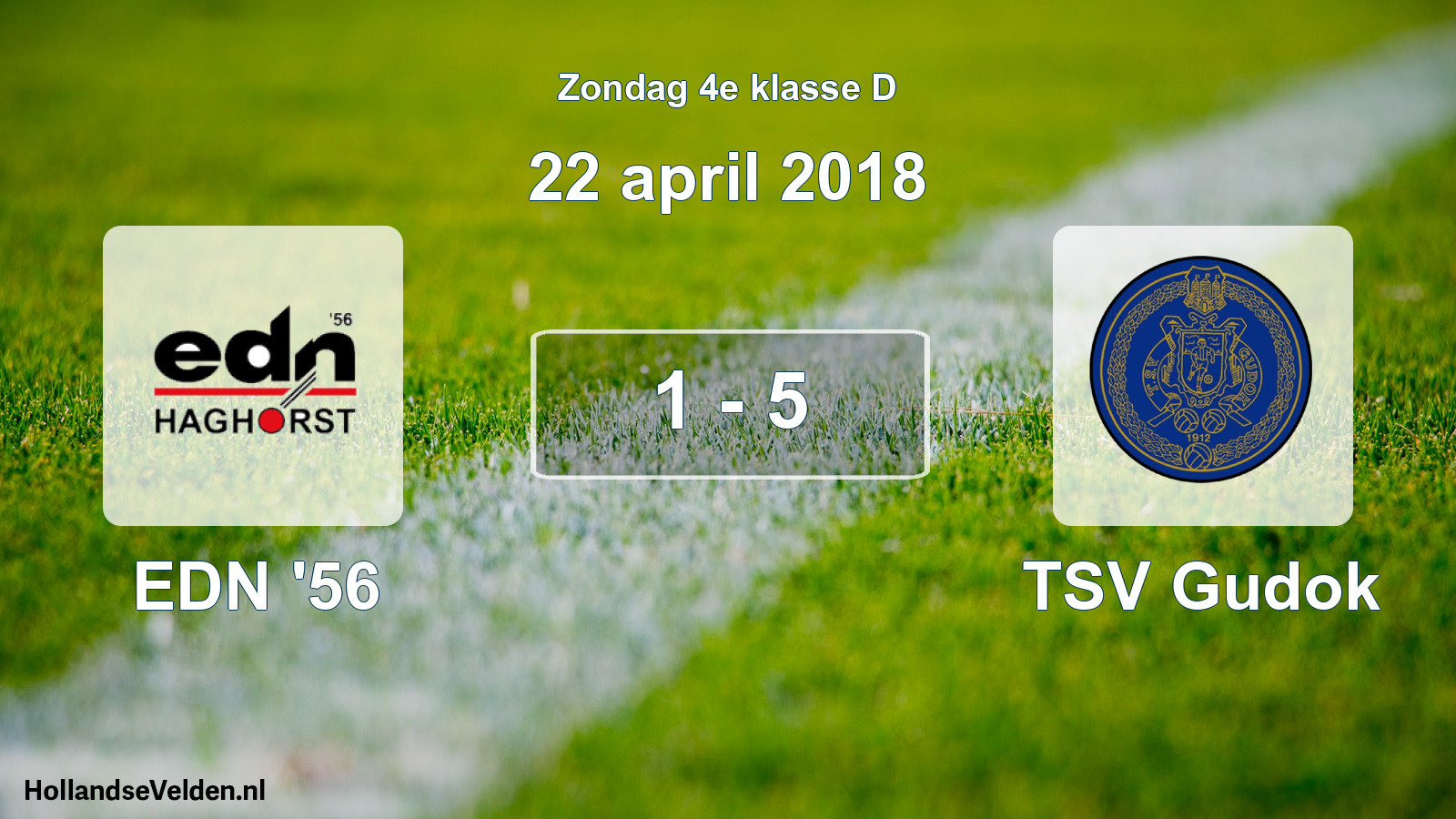 Total number of matches played: EDN '56 - TSV Gudok 1 - 5 (22 April 2018)