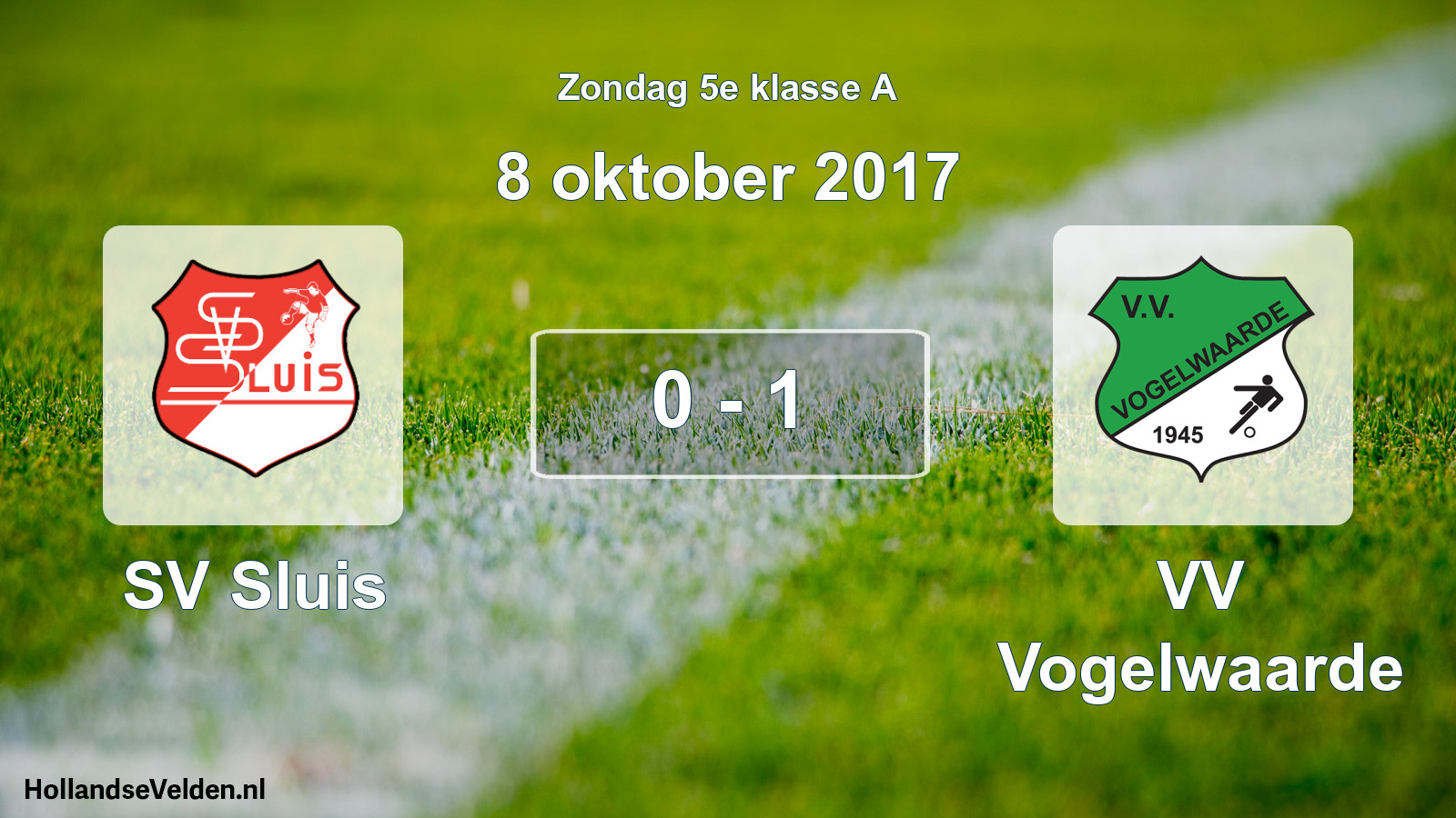 Total number of matches played: SV Sluis - VV Vogelwaarde 0 - 1 (8 October 2017)