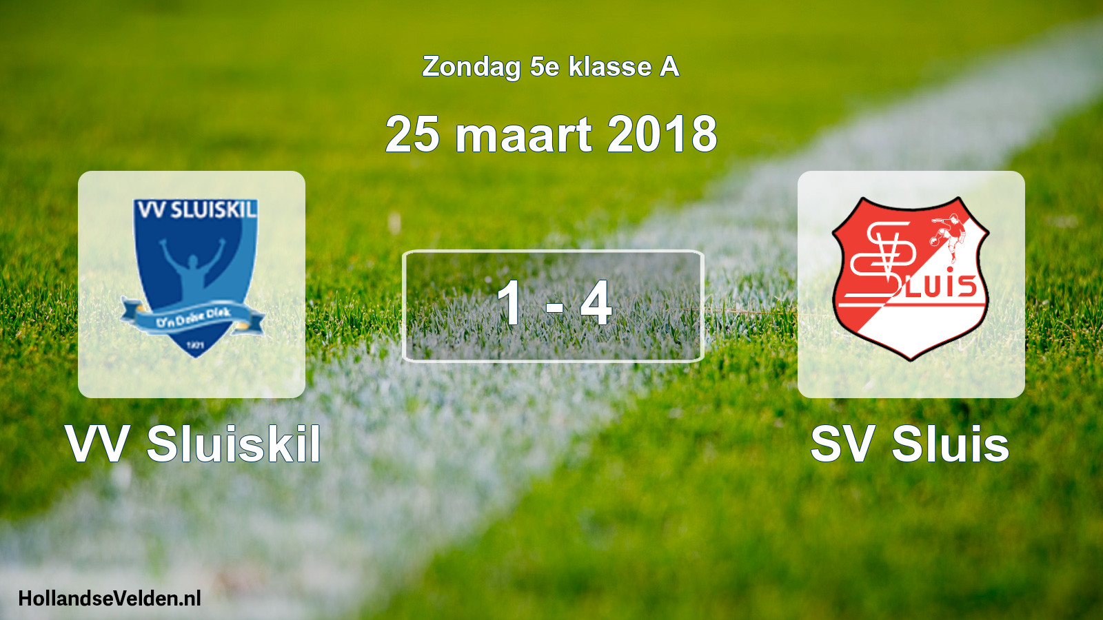 Total number of matches played: VV Sluiskil - SV Sluis 1 - 4 (25 March 2018)