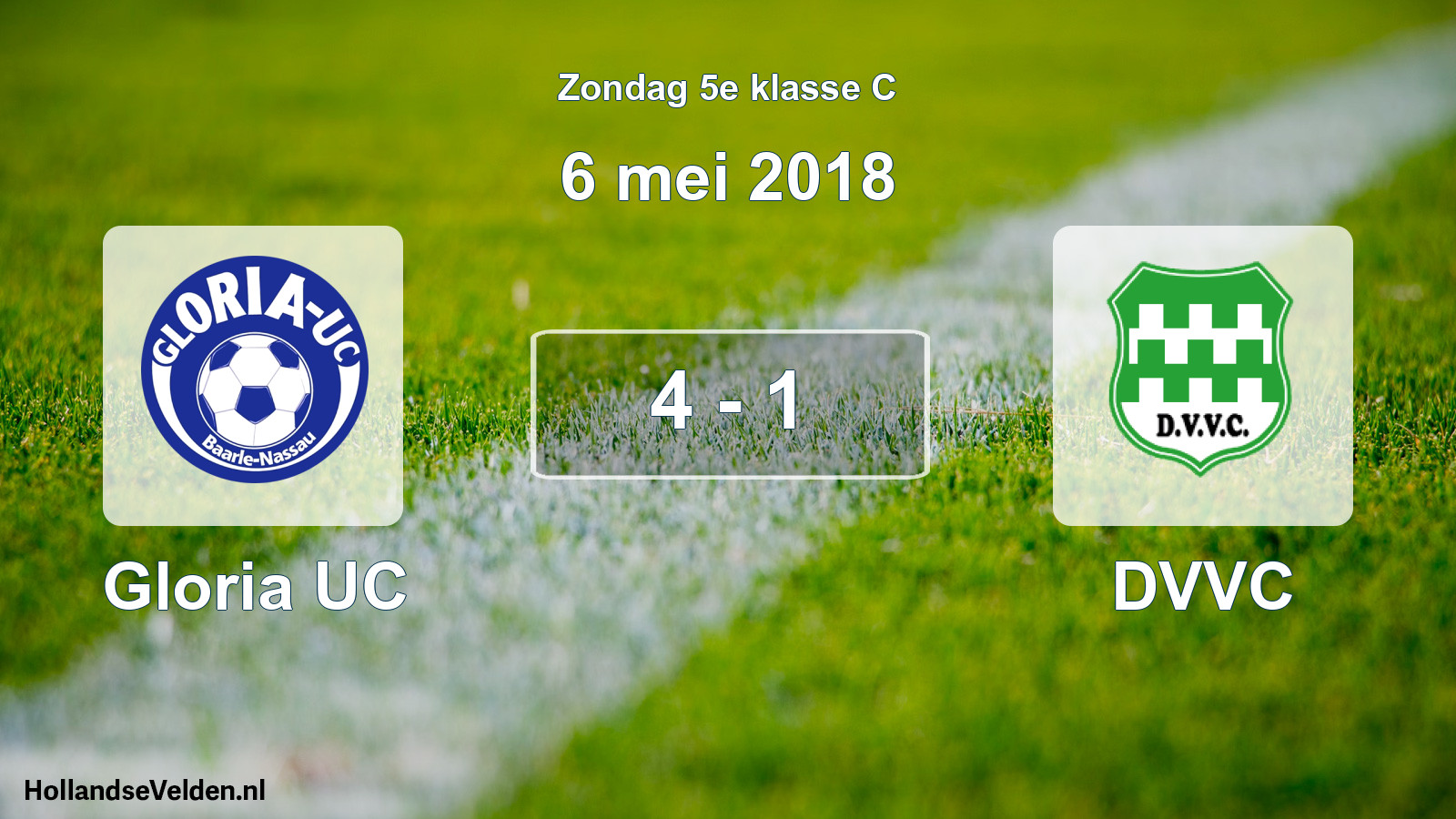 Total number of matches played: Gloria UC - DVVC 4 - 1 (6 May 2018)