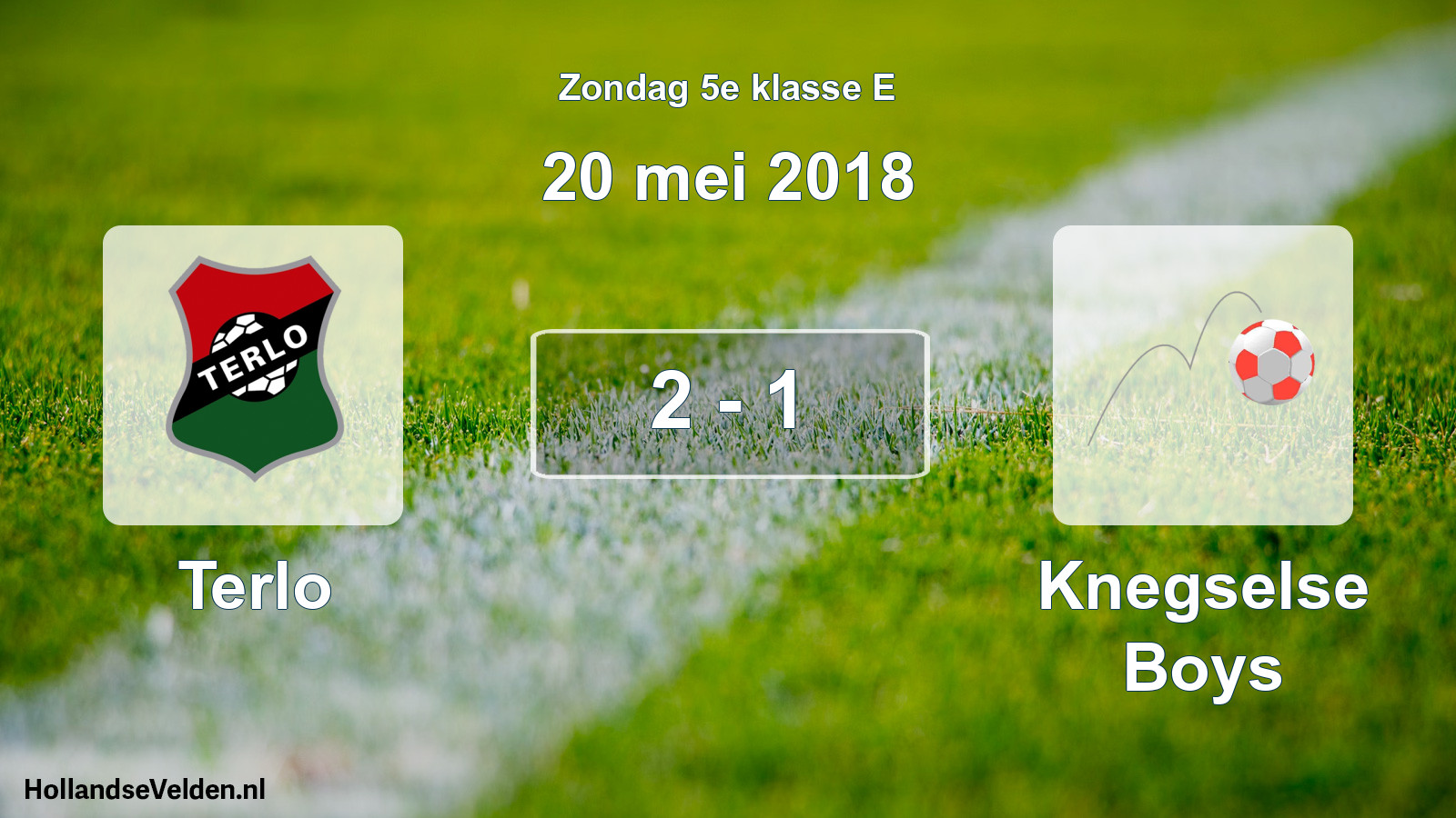 Total number of matches played: Terlo - Knegselse Boys 2 - 1 (20 May 2018)