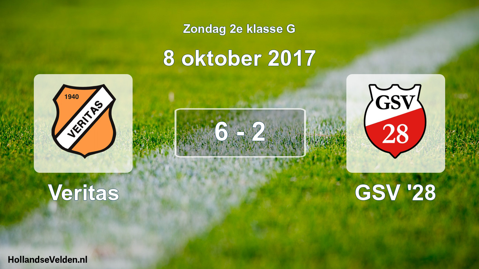 Total number of matches played: Veritas - GSV '28 6 - 2 (8 October 2017)