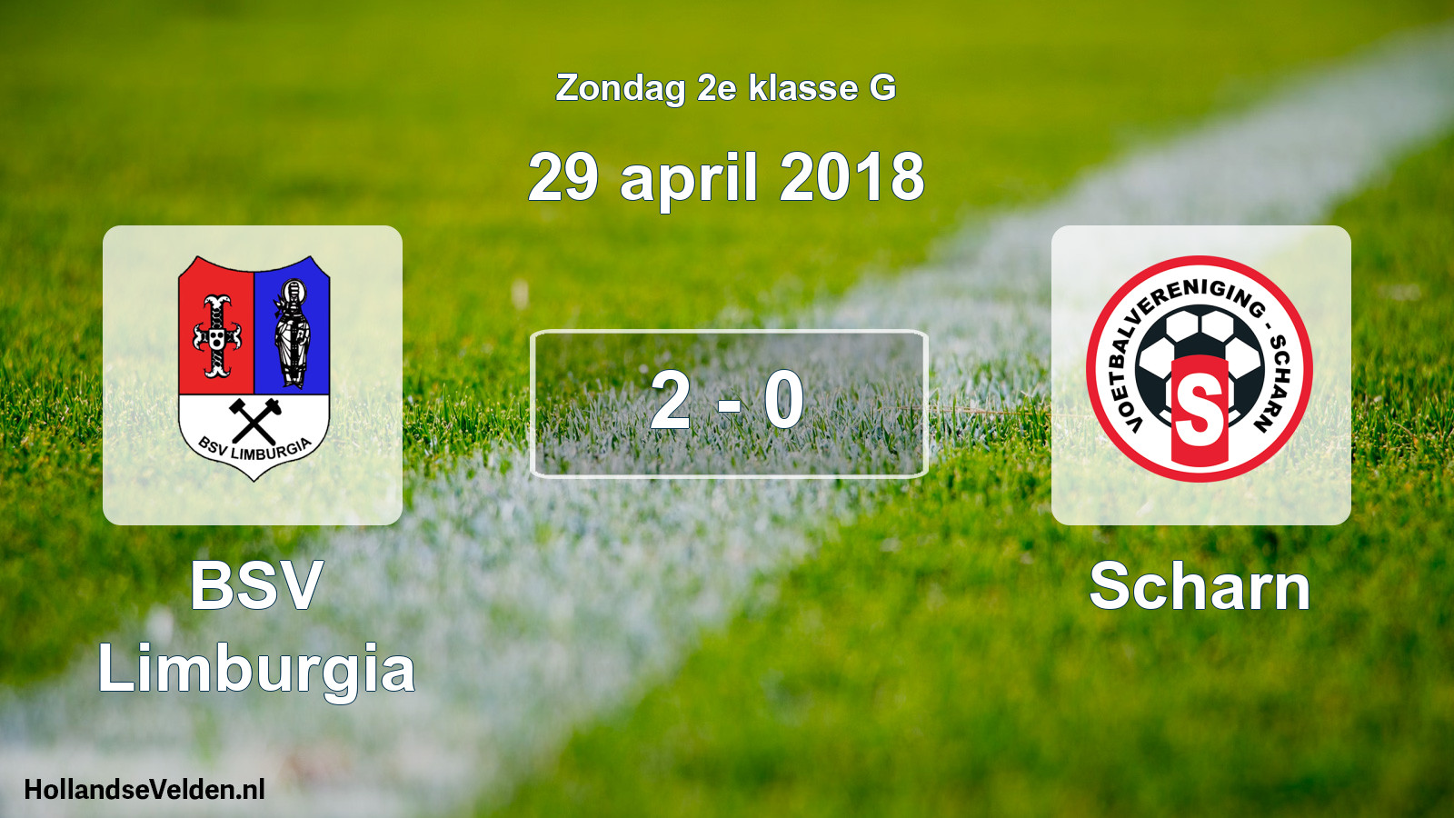 Total number of matches played: BSV Limburgia - Scharn 2 - 0 (29 April 2018)