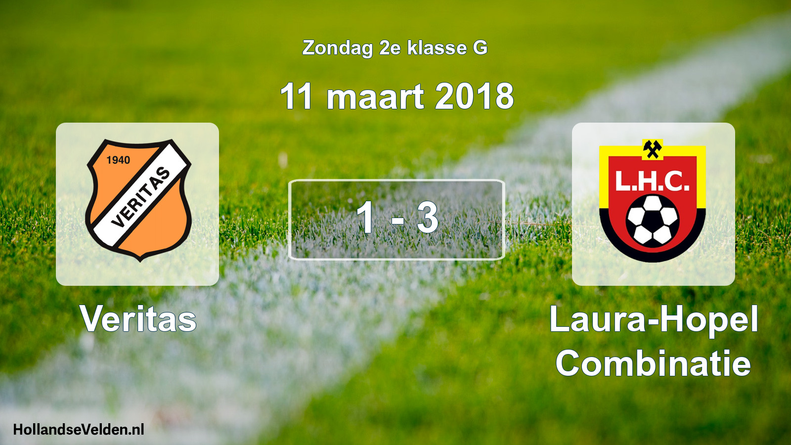 Total number of matches played: Veritas - Laura-Hopel Combinatie 1 - 3 (11 March 2018)