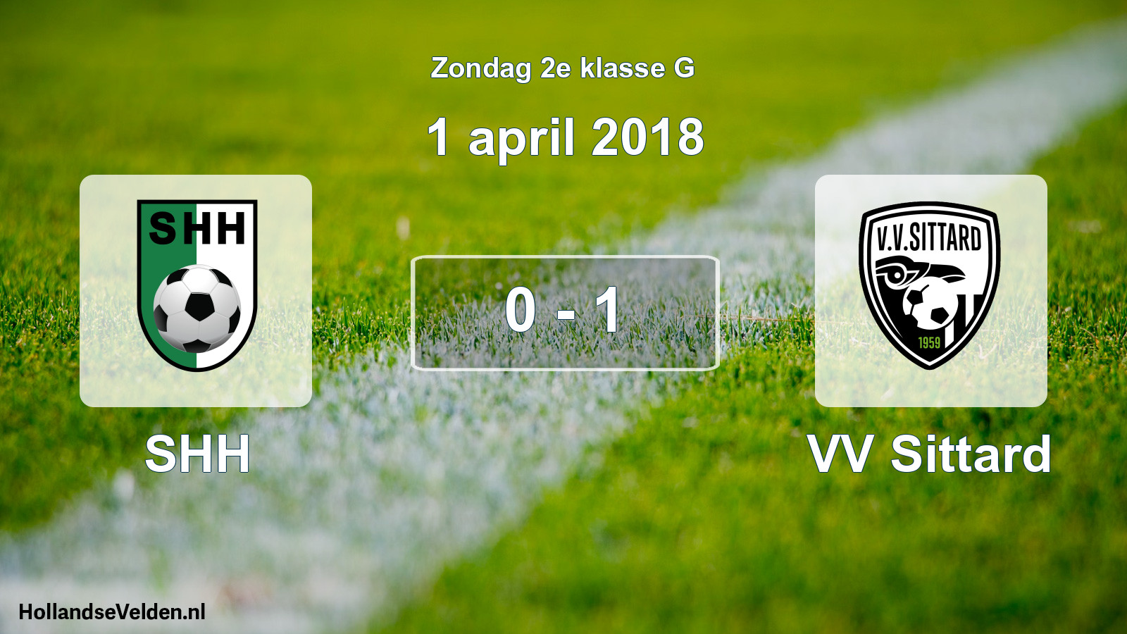 Total number of matches played: SHH - VV Sittard 0 - 1 (1 April 2018)