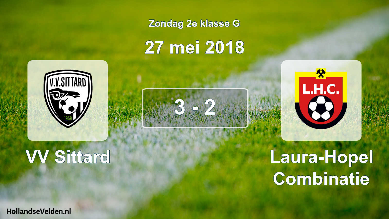 Total number of matches played: VV Sittard - Laura-Hopel Combinatie 3 - 2 (27 May 2018)