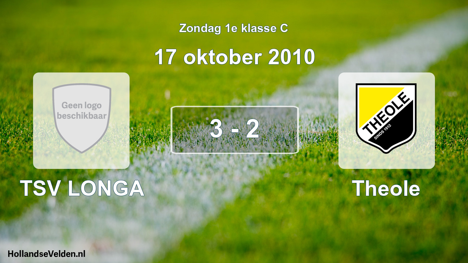 Total number of matches played: TSV LONGA - Theole 3 - 2 (17 October 2010)