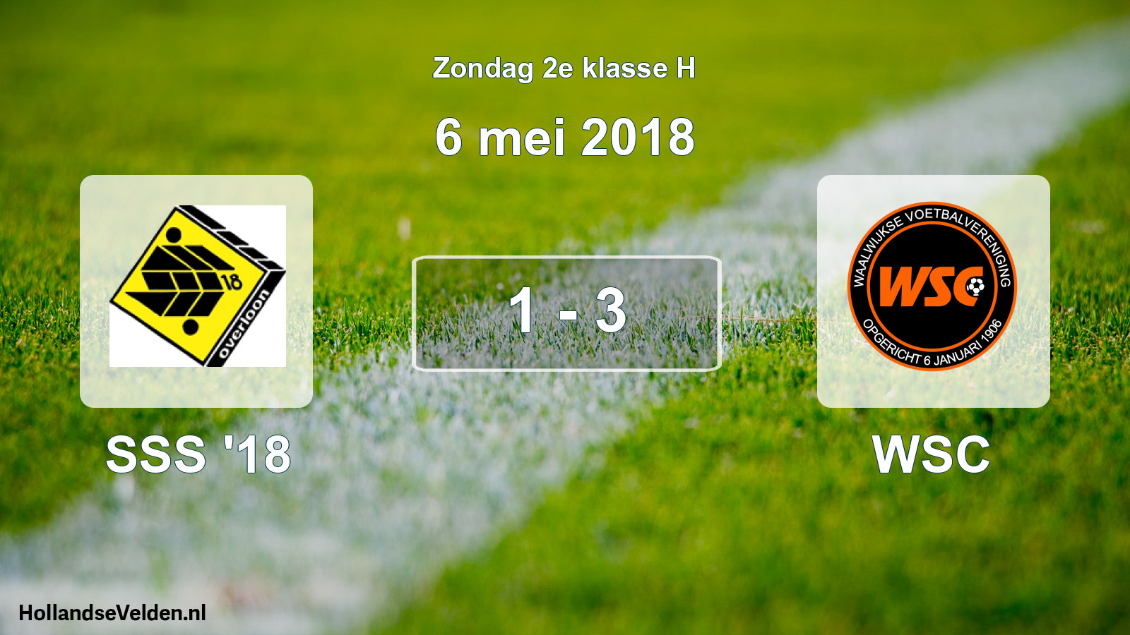 Total number of matches played: SSS '18 - WSC 1 - 3 (6 May 2018)