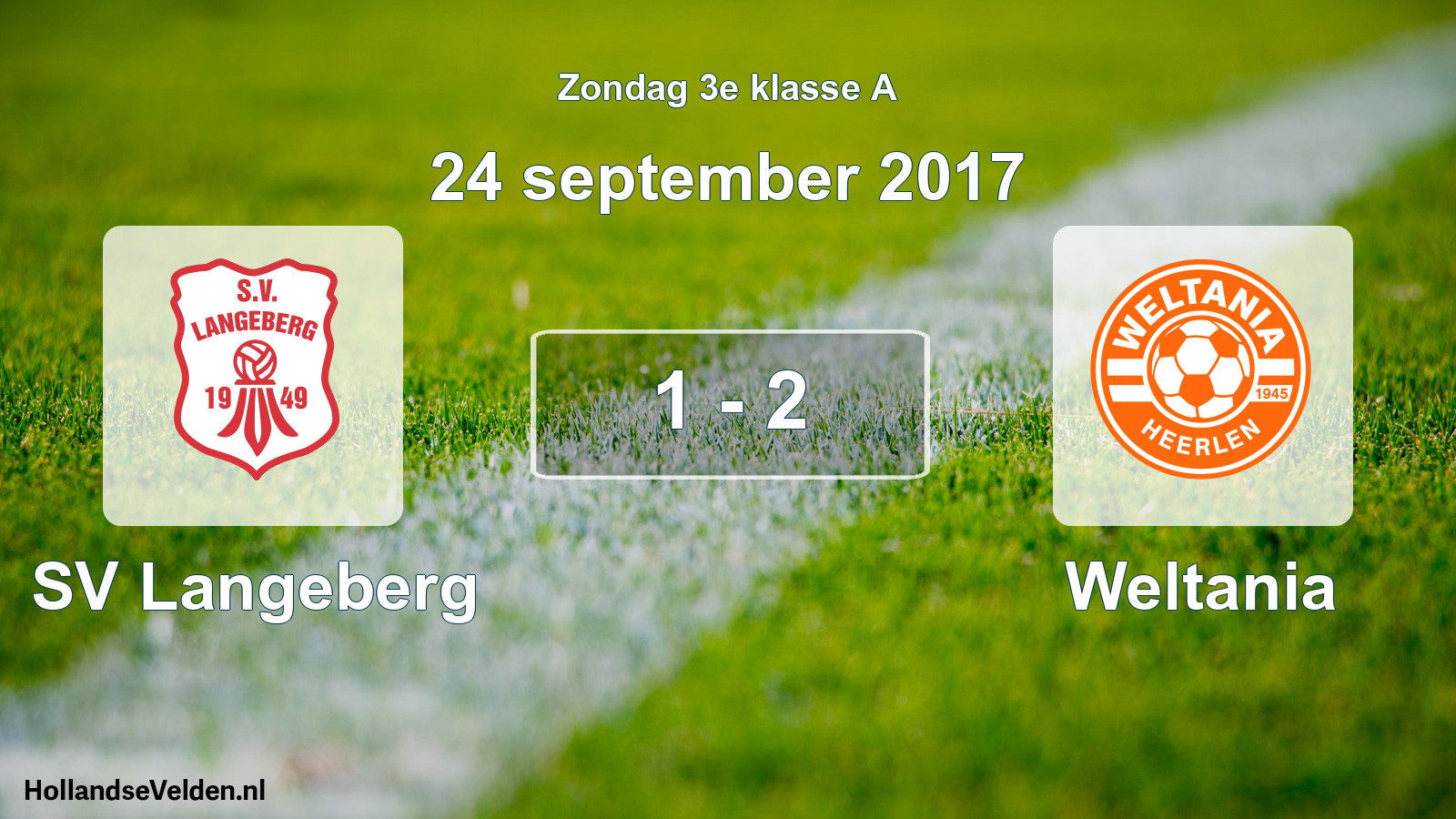 Total number of matches played: SV Langeberg - Weltania 1 - 2 (24 September 2017)