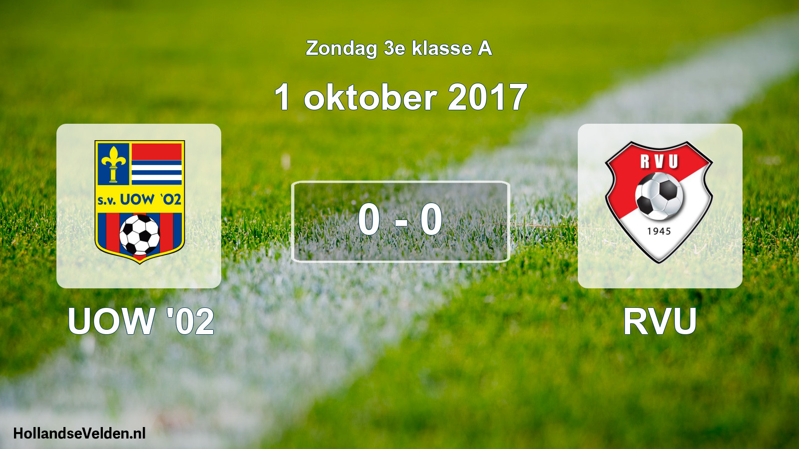 Total number of matches played: UOW '02 - RVU 0 - 0 (1 October 2017)