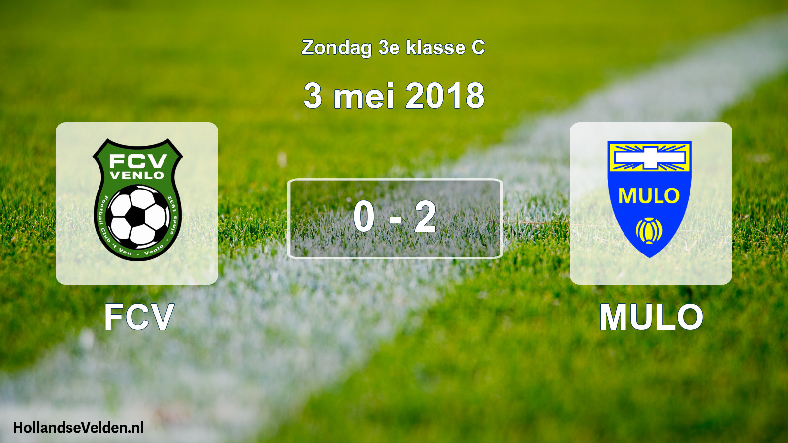 Total number of matches played: FCV - MULO 0 - 2 (3 May 2018)