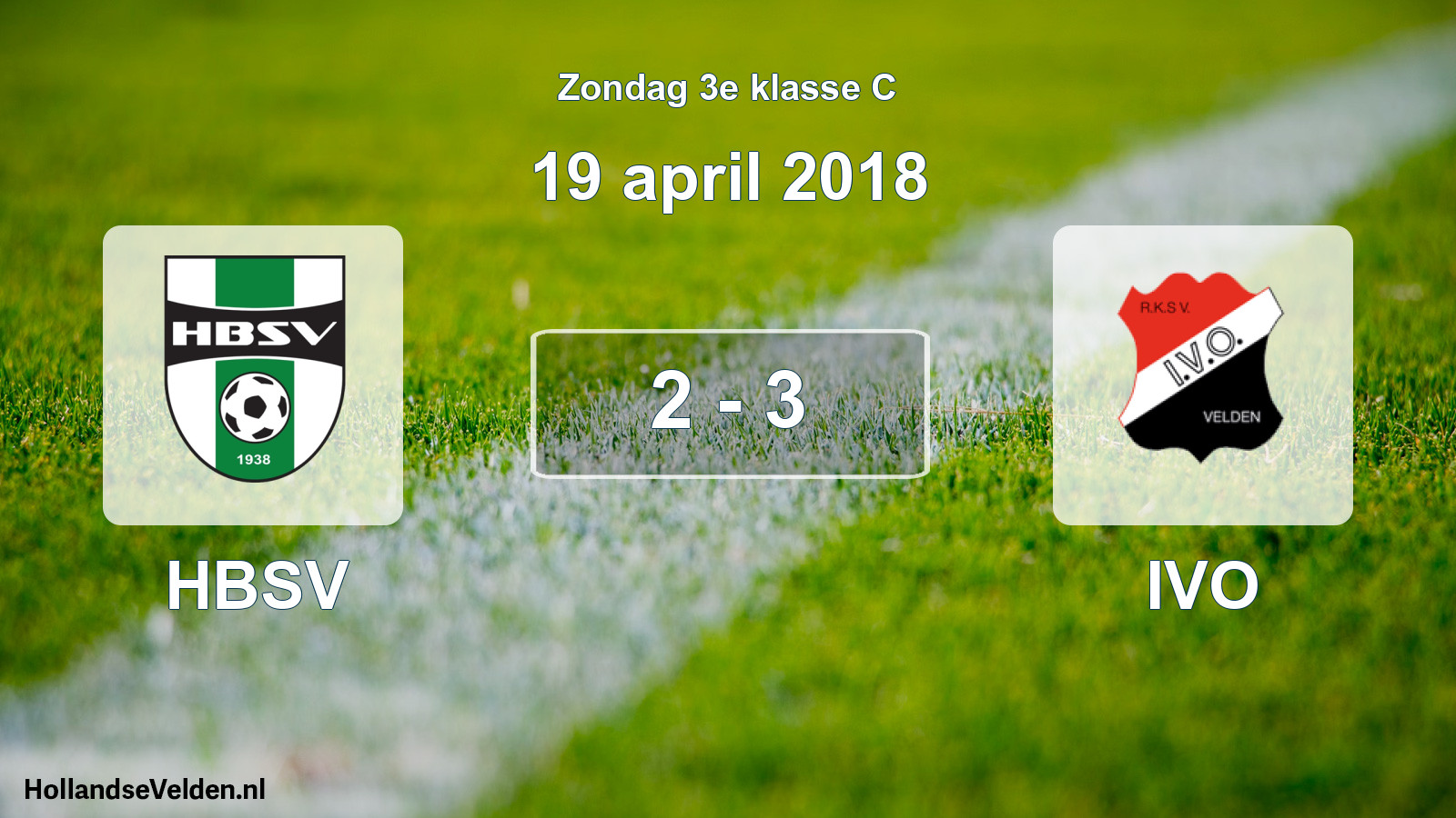 Total number of matches played: HBSV - IVO 2 - 3 (19 April 2018)