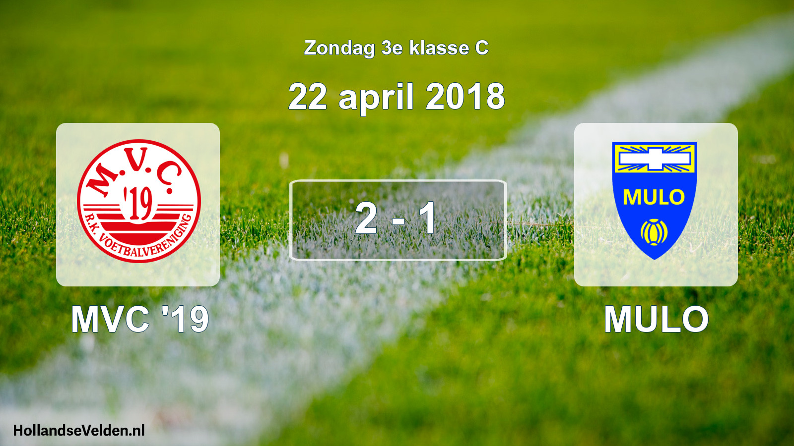Total number of matches played: MVC '19 - MULO 2 - 1 (22 April 2018)