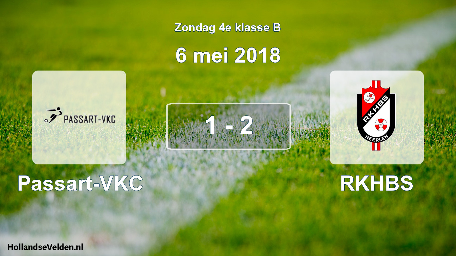 Total number of matches played: Passart-VKC - RKHBS 1 - 2 (6 May 2018)