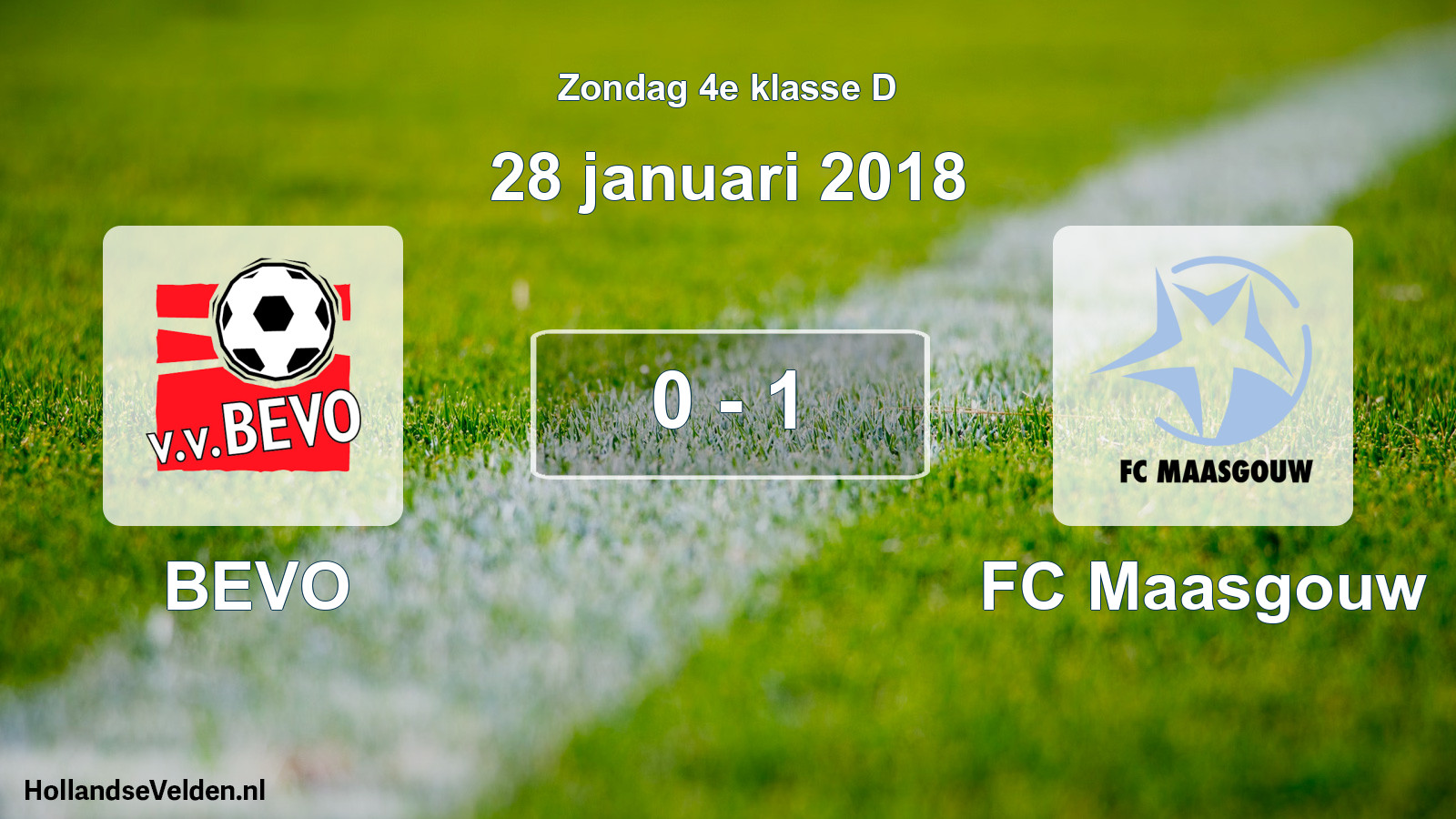 Total number of matches played: BEVO - FC Maasgouw 0 - 1 (28 January 2018)