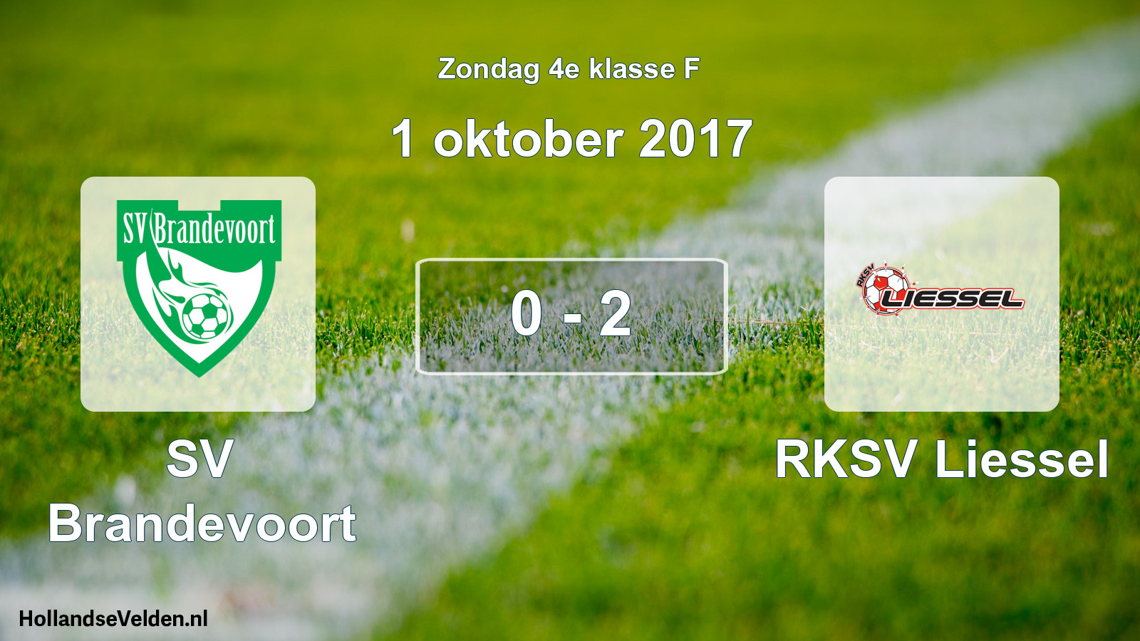 Total number of matches played: SV Brandevoort - RKSV Liessel 0 - 2 (1 October 2017)