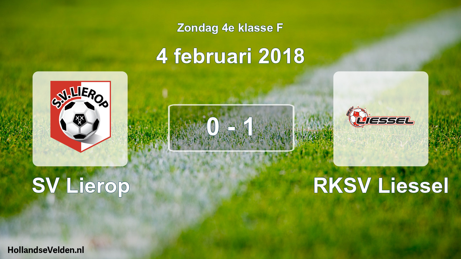 Total number of matches played: SV Lierop - RKSV Liessel 0 - 1 (4 February 2018)