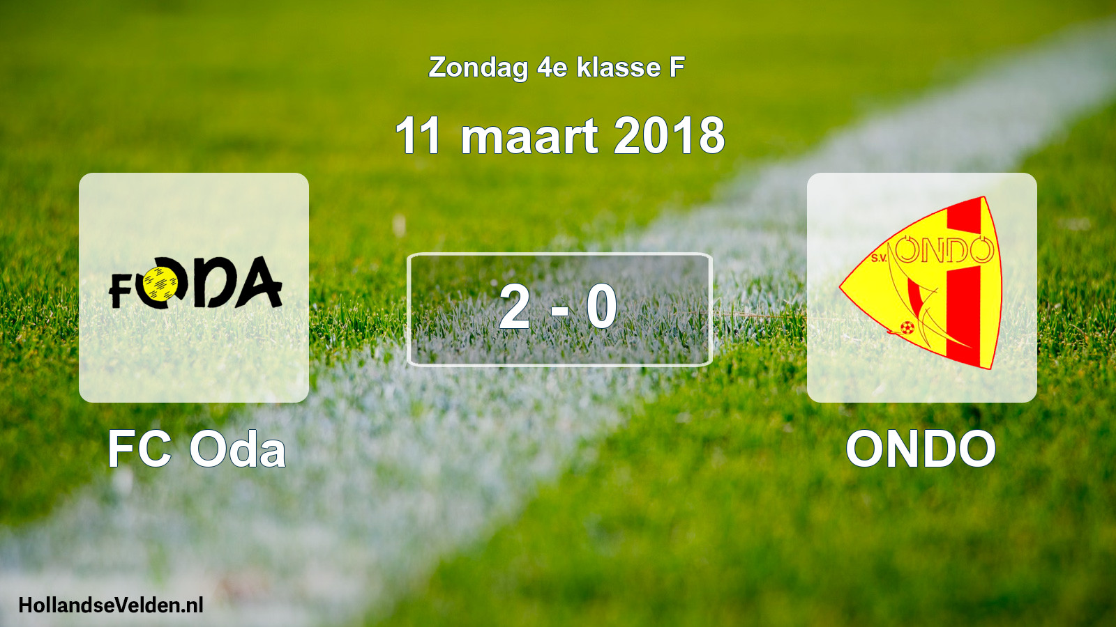 Total number of matches played: FC Oda - ONDO 2 - 0 (11 March 2018)