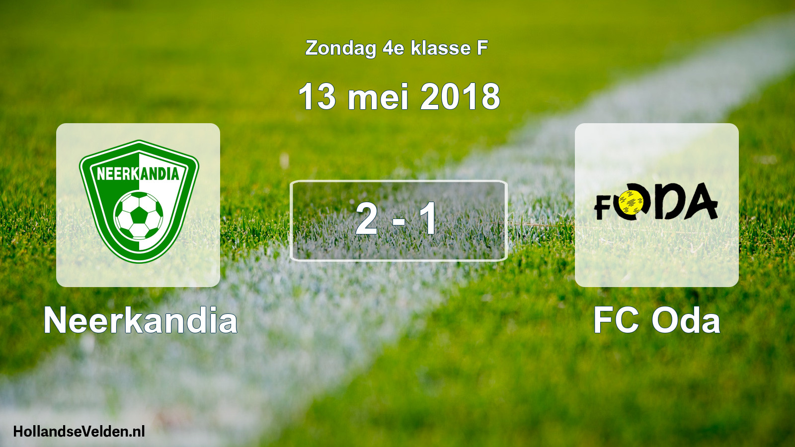 Total number of matches played: Neerkandia - FC Oda 2 - 1 (13 May 2018)