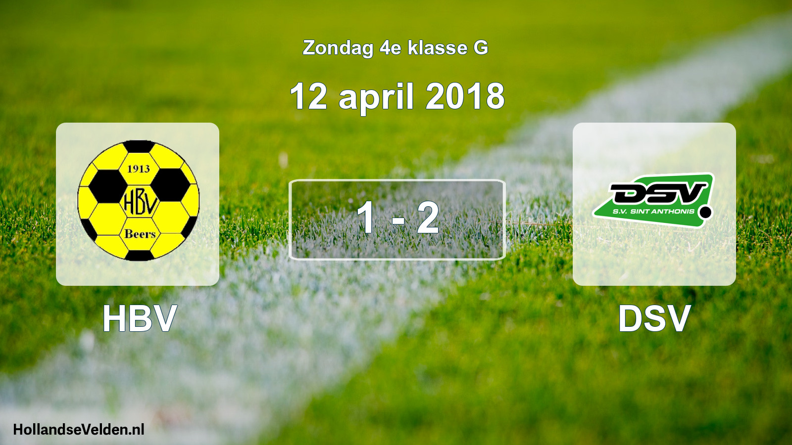 Total number of matches played: HBV - DSV 1 - 2 (12 April 2018)