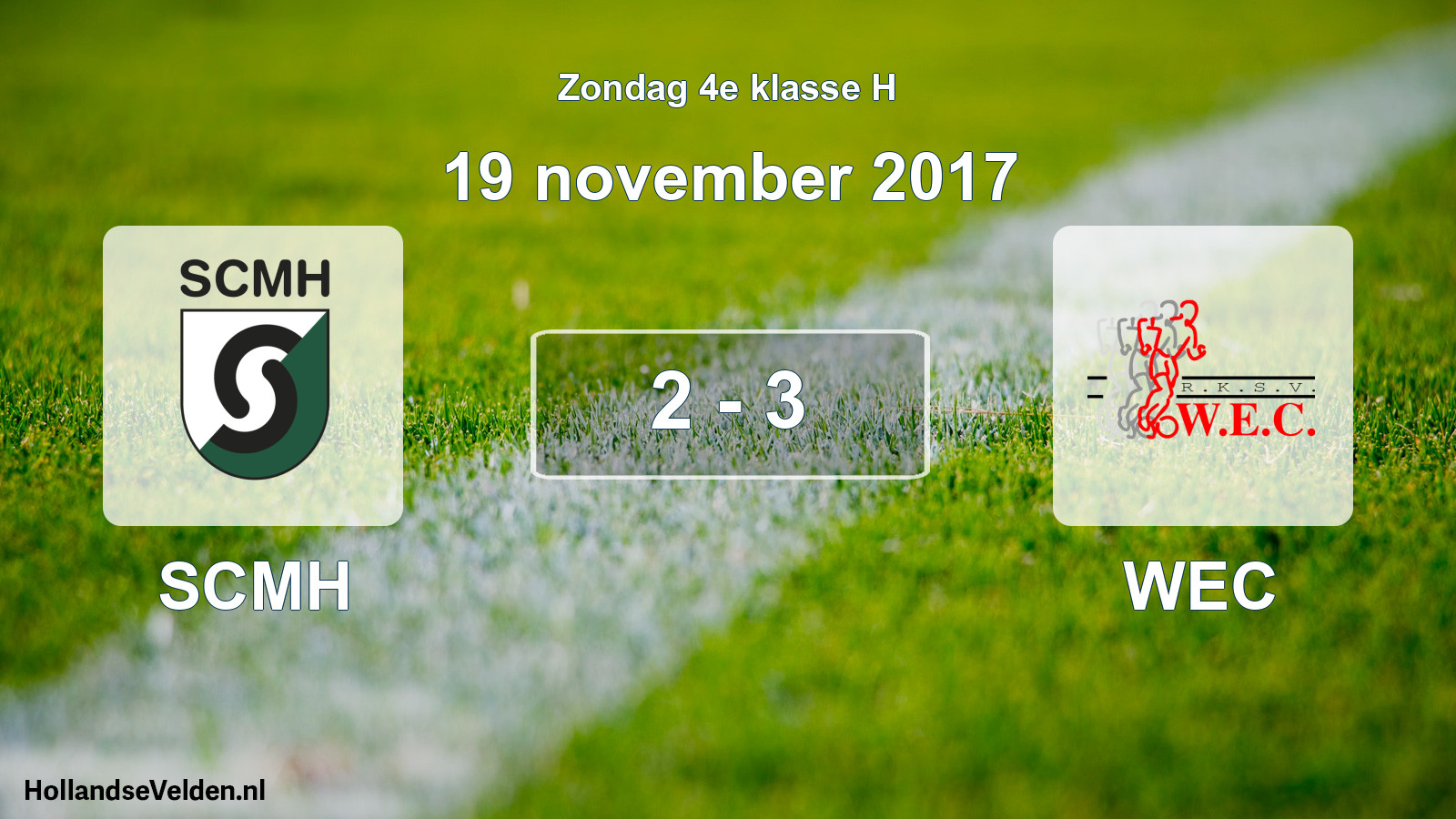 Total number of matches played: SCMH - WEC 2 - 3 (19 November 2017)