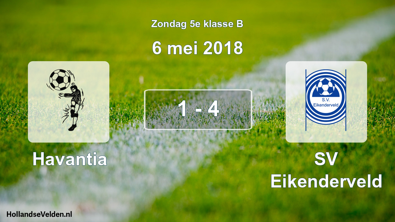 Total number of matches played: Havantia - SV Eikenderveld 1 - 4 (6 May 2018)