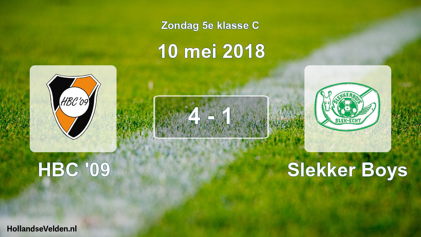 Total number of matches played: HBC '09 - Slekker Boys 4 - 1 (10 May 2018)