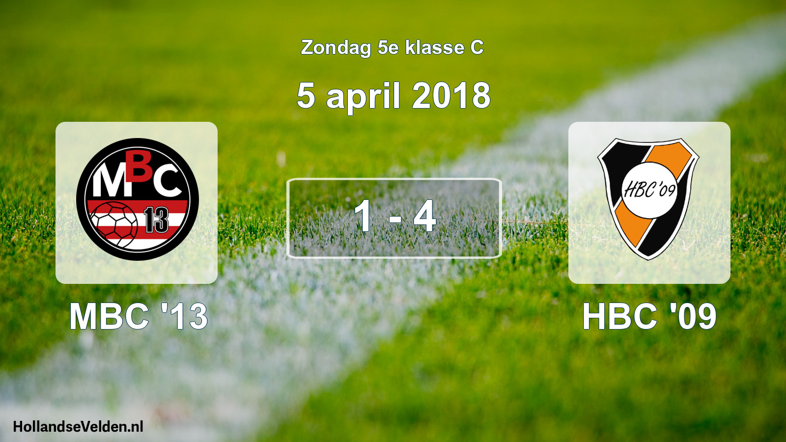 Total number of matches played: MBC '13 - HBC '09 1 - 4 (5 April 2018)