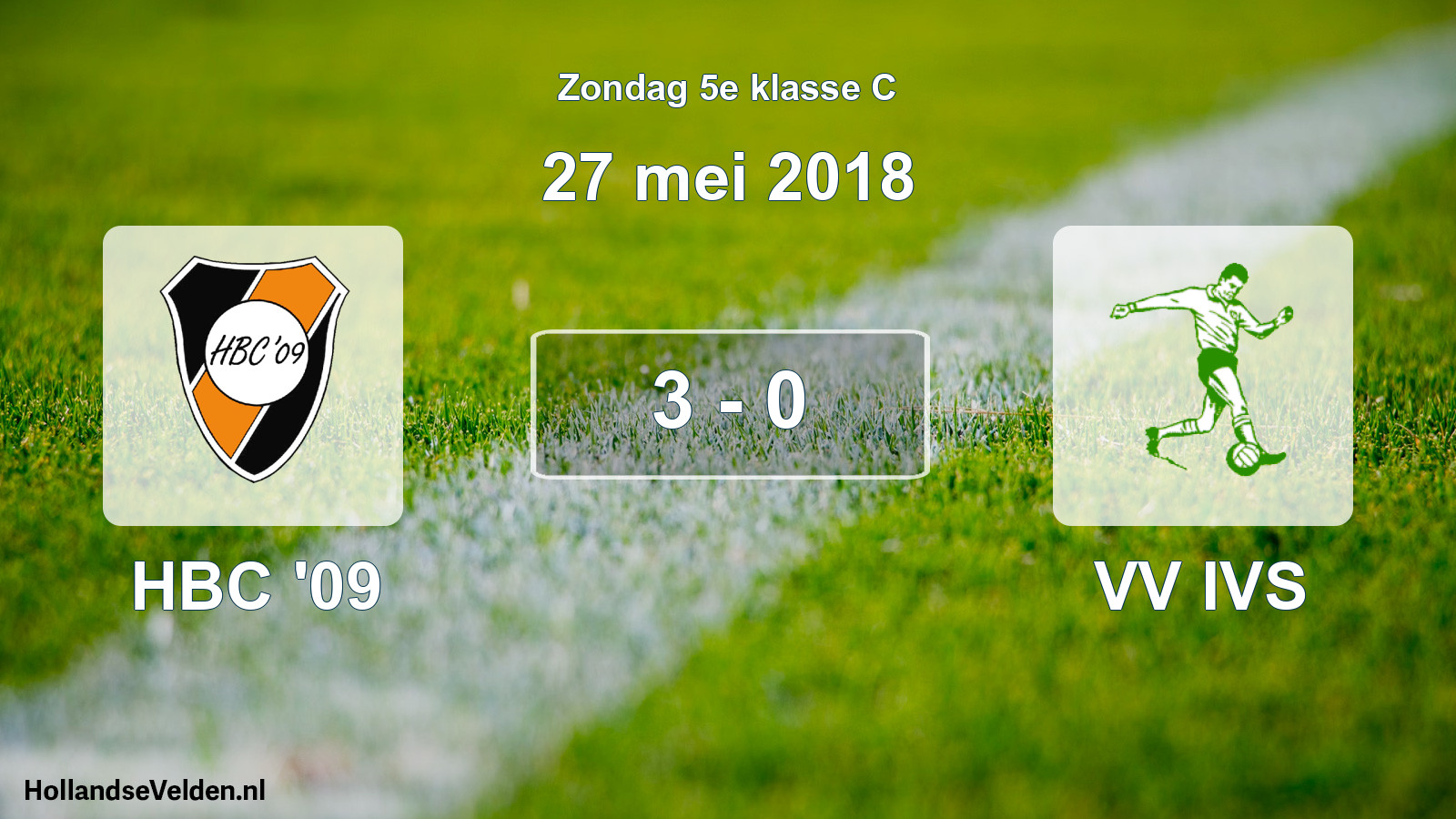 Total number of matches played: HBC '09 - VV IVS 3 - 0 (27 May 2018)