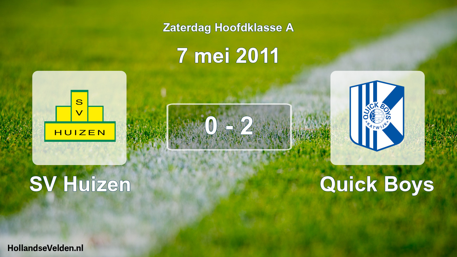 Total number of matches played: SV Huizen - Quick Boys 0 - 2 (7 May 2011)