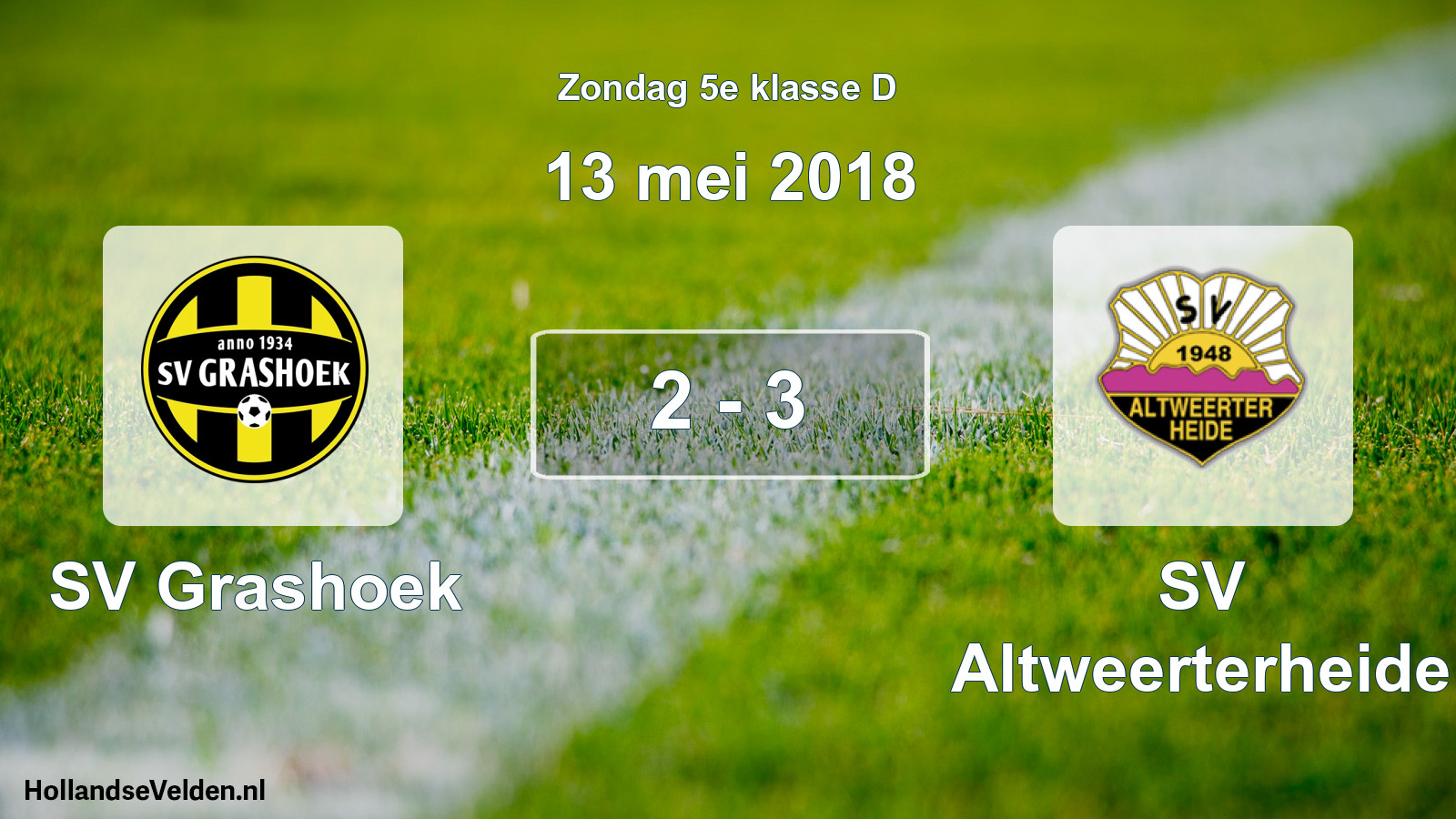 Total number of matches played: SV Grashoek - SV Altweerterheide 2 - 3 (13 May 2018)