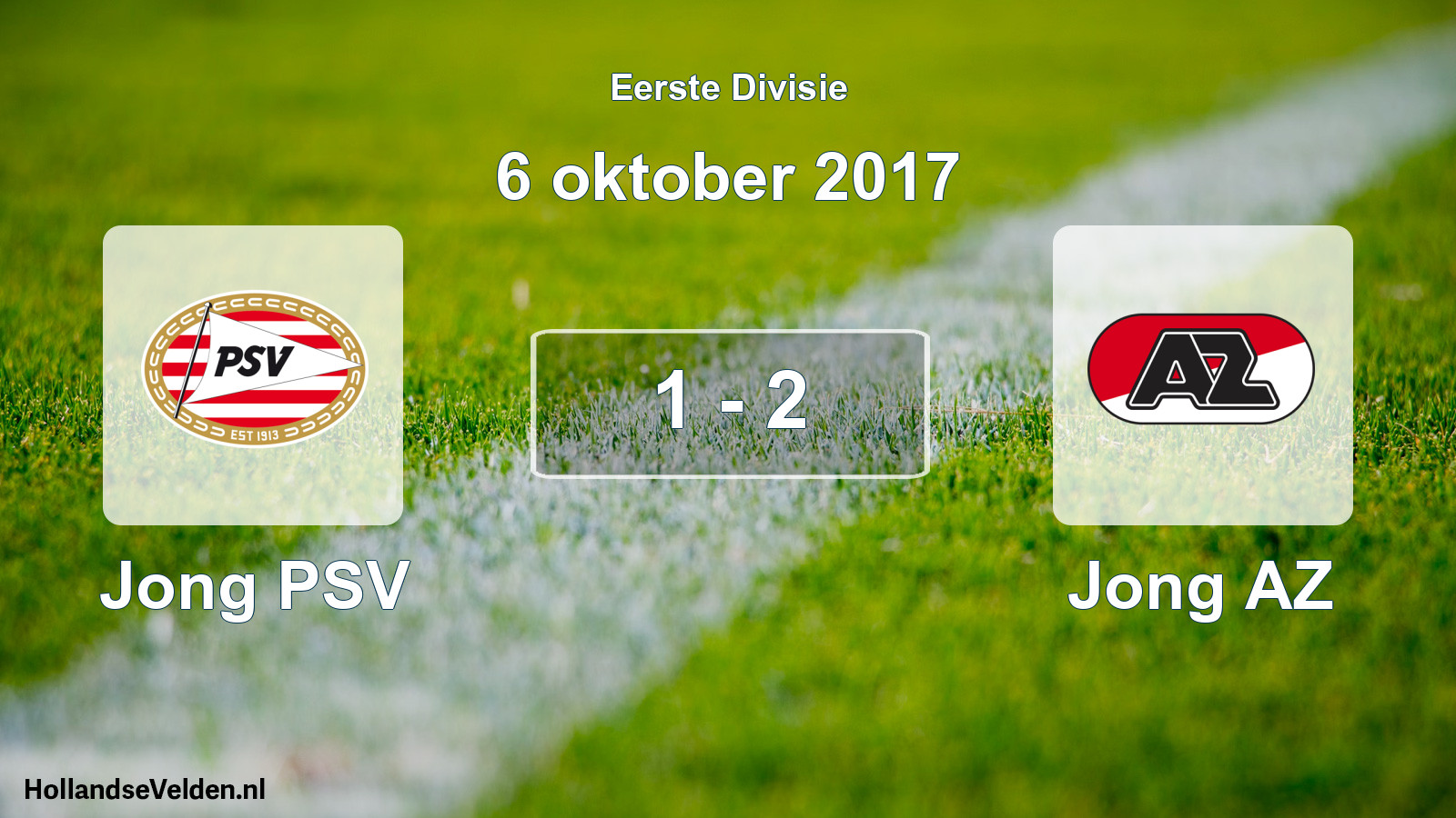 Total number of matches played: Jong PSV - Jong AZ 1 - 2 (6 October 2017)
