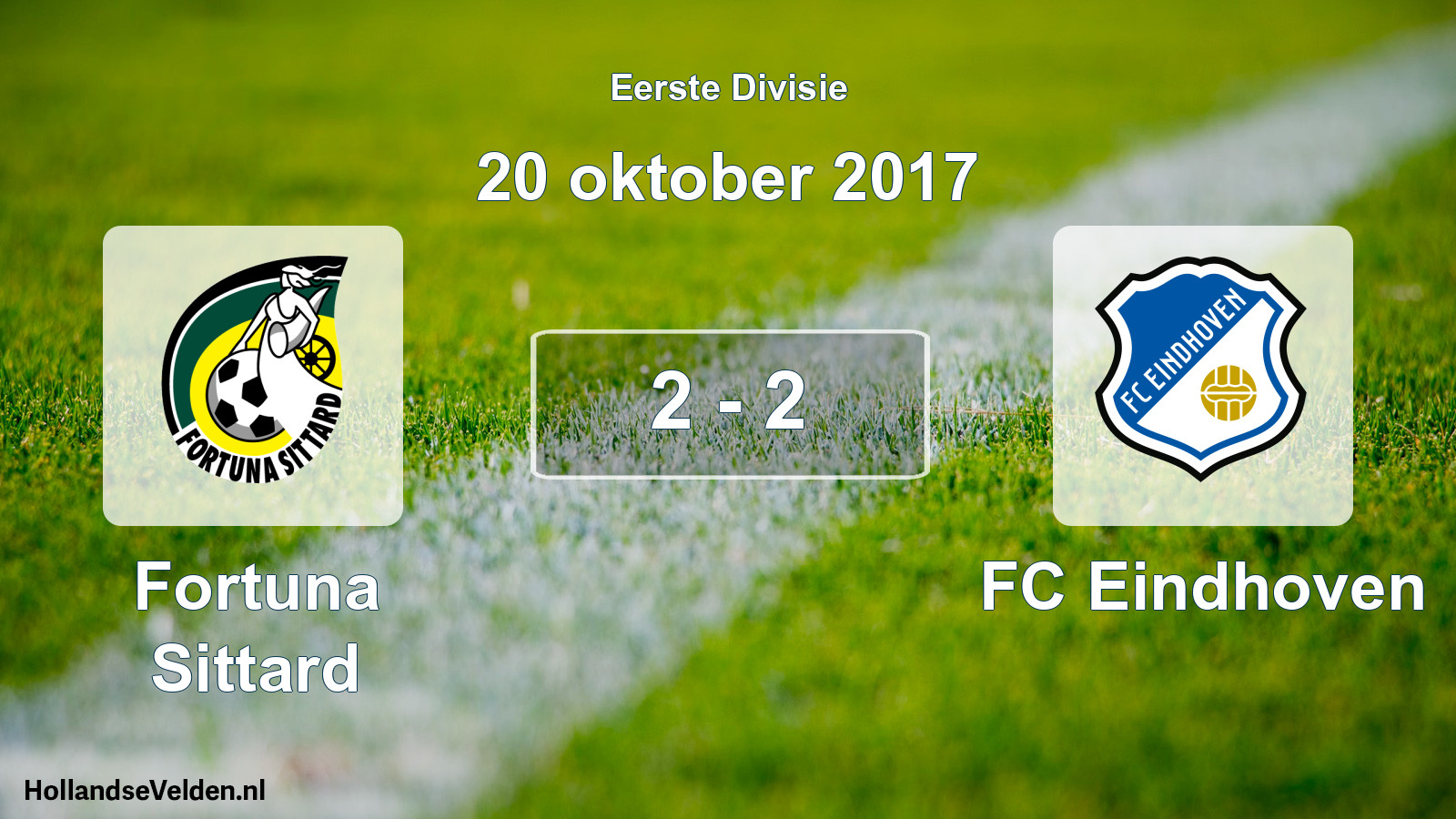 Total number of matches played: Fortuna Sittard - FC Eindhoven 2 - 2 (20 October 2017)