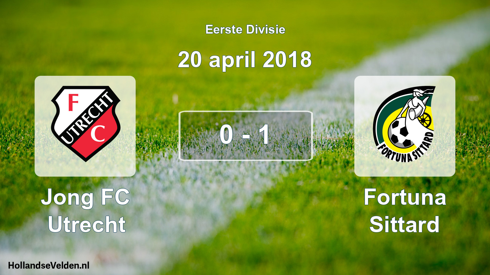 Total number of matches played: Jong FC Utrecht - Fortuna Sittard 0 - 1 (20 April 2018)