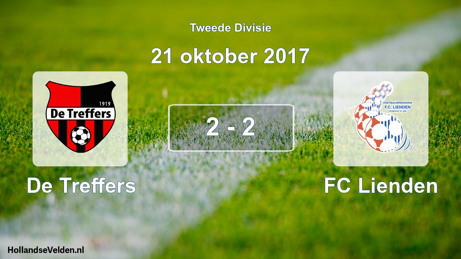 Total number of matches played: De Treffers - FC Lienden 2 - 2 (21 October 2017)