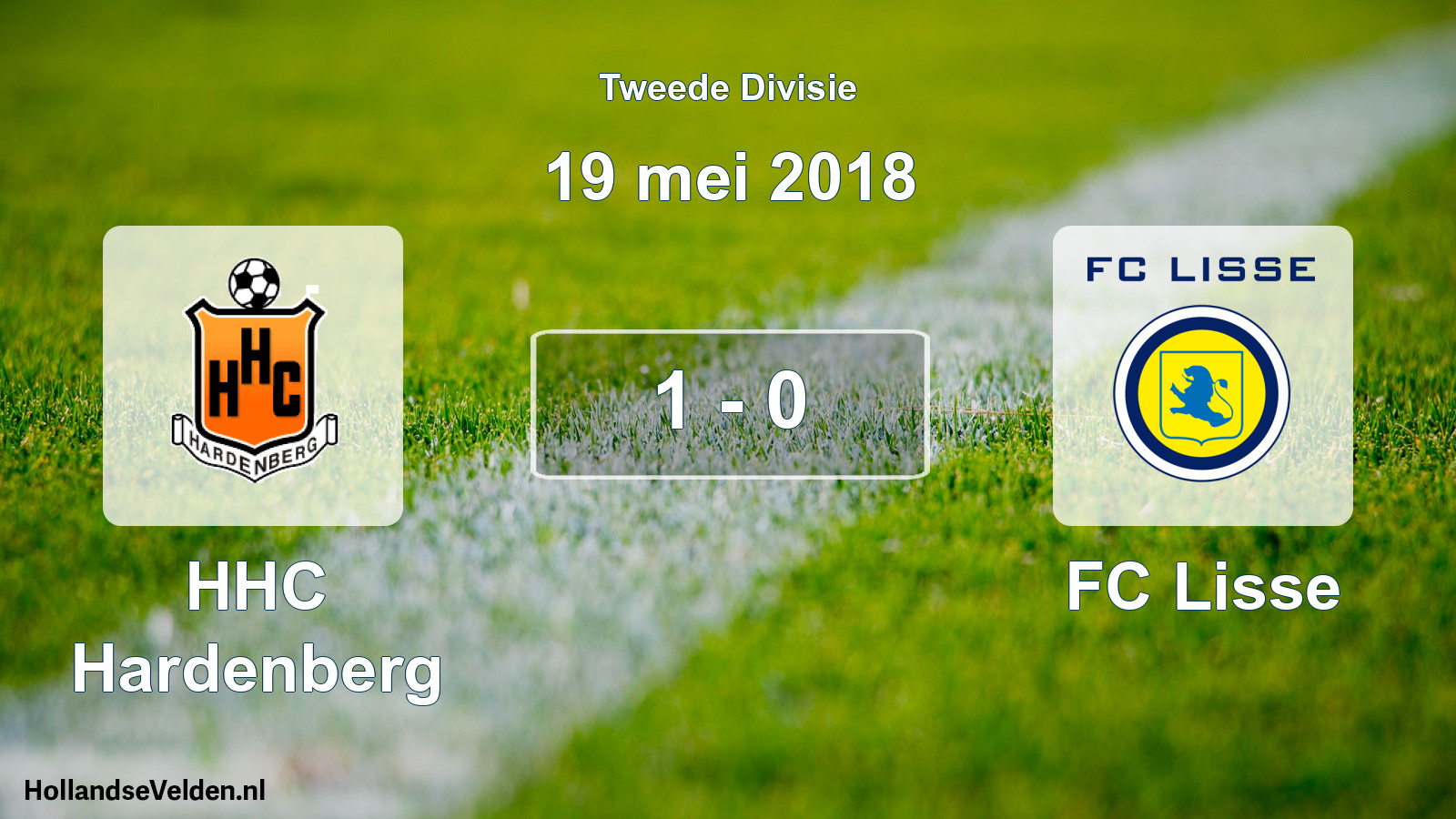 Total number of matches played: HHC Hardenberg - FC Lisse 1 - 0 (19 May 2018)