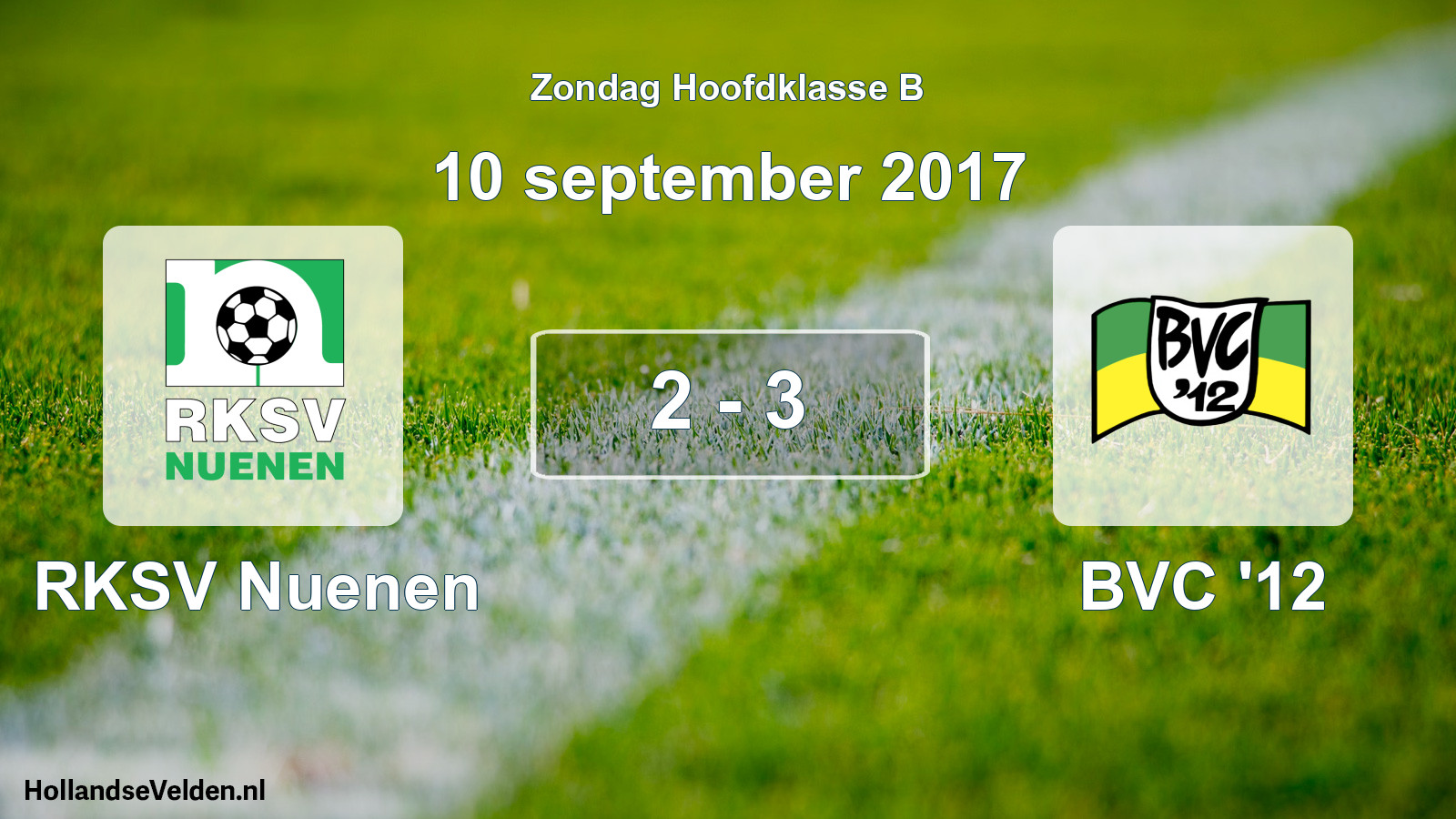Total number of matches played: RKSV Nuenen - BVC '12 2 - 3 (10 September 2017)