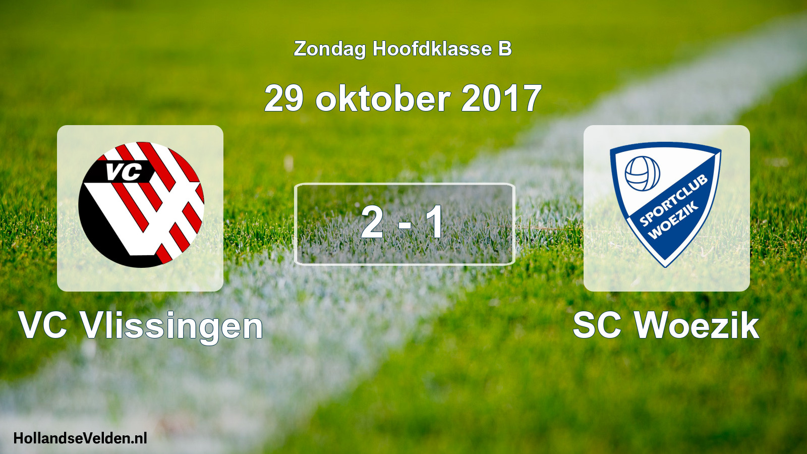 Total number of matches played: VC Vlissingen - SC Woezik 2 - 1 (29 October 2017)
