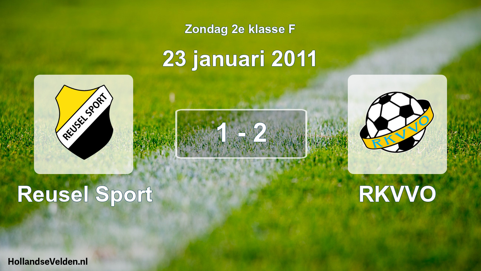 Total number of matches played: Reusel Sport - RKVVO 1 - 2 (23 January 2011)