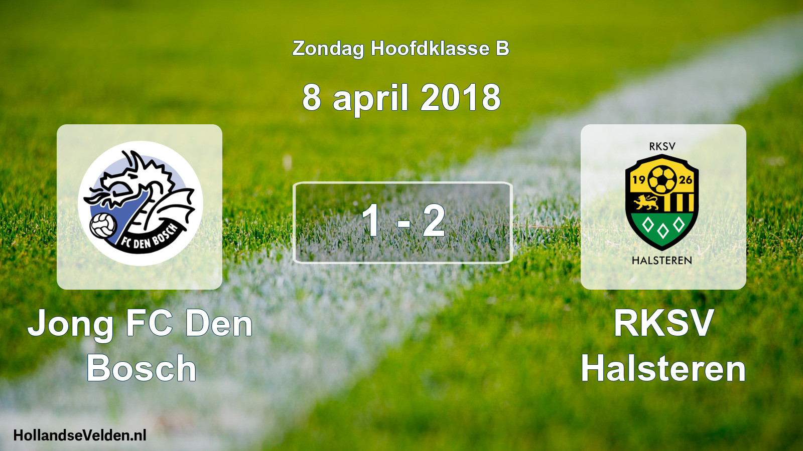 Total number of matches played: Jong FC Den Bosch - RKSV Halsteren 1 - 2 (8 April 2018)