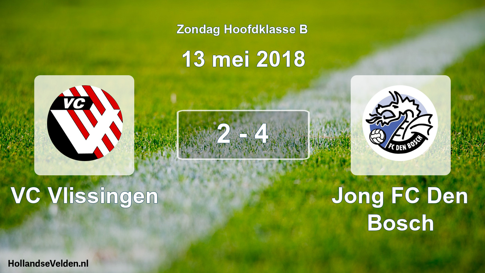 Total number of matches played: VC Vlissingen - Jong FC Den Bosch 2 - 4 (13 May 2018)